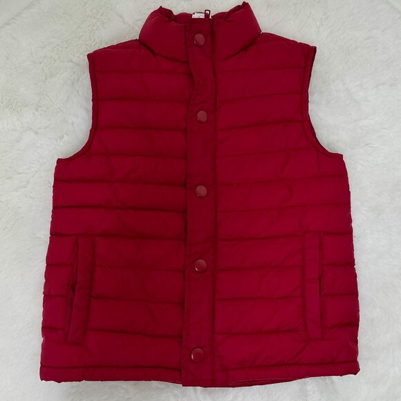 Gymboree Boys Red Puffer Vest - Picture 1 of 7